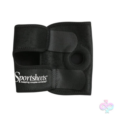 Thigh Strap adjustable strap-on harness in black by Sportsheets