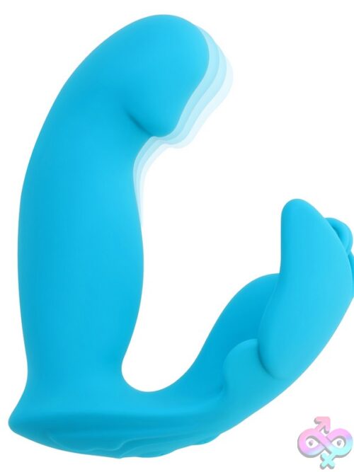 Spread Your Wings Multi-Motor Rabbit Vibrator In Blue - Image 2