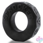 Sprocket Comfort No-Roll Cockring - Black - Image 2