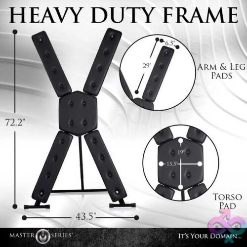 St. Andrew'S Cross - Deluxe - Black - Image 4