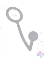 Stainless Steel Anal Hook & Cock Ring – Silver - Image 3