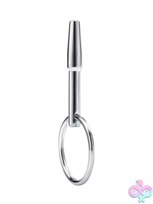 Stainless Steel Penis Plug With Ring - Image 2