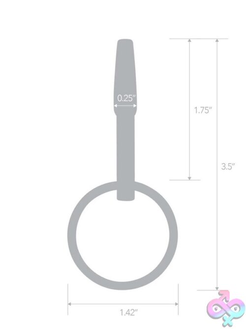Stainless Steel Penis Plug With Ring - Image 3