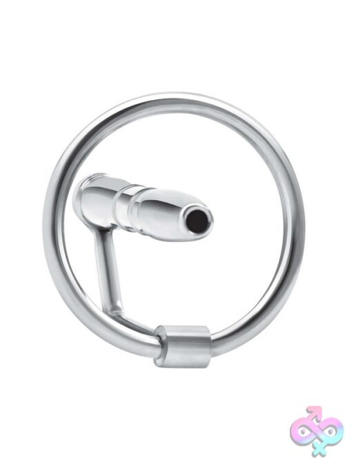 Stainless Steel Sperm Stopper With Glans Ring – Silver - Image 2