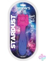 Purple warming clitoral vibrator with heated glass sphere and soft silicone body by Hott Products