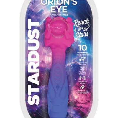 Purple warming clitoral vibrator with heated glass sphere and soft silicone body by Hott Products