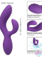 Stella Liquid Silicone C Curve Dual Massager – Purple - Image 3
