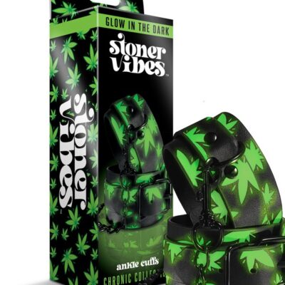 Glow in the dark green ankle cuffs from the Chronic Collection by Stoner Vibes