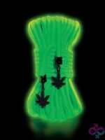 Stoner Vibes Chronic Collection Glow In The Dark Rope – Green, 32 Feet - Image 2