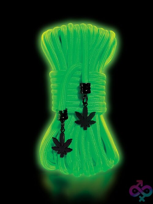 Stoner Vibes Chronic Collection Glow In The Dark Rope – Green, 32 Feet - Image 2