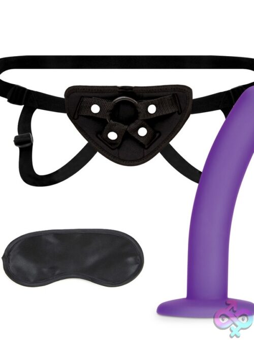 Strap On Harness &Amp; 5&Quot; Dildo Set – Purple - Image 2