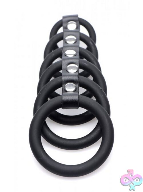 Strict 6 Ring Silicone Chastity Device - Image 2