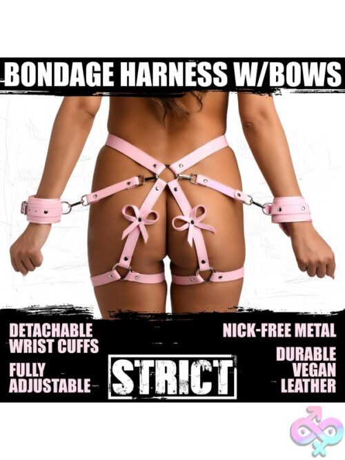 Bondage Harness With Bows - Medium/Large - Image 13
