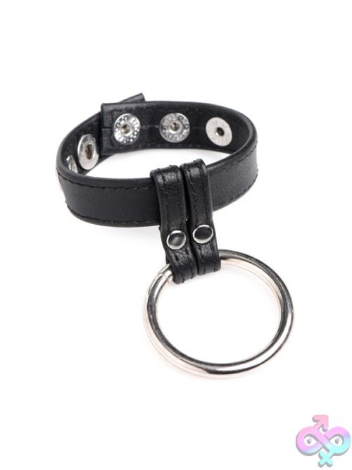 Strict Leather Cock &Amp; Ball Ring With Steel O-Ring - Image 2