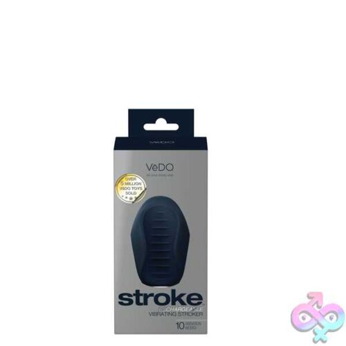 Stroke Rechargeable Vibrating Stroker - Black - Image 2