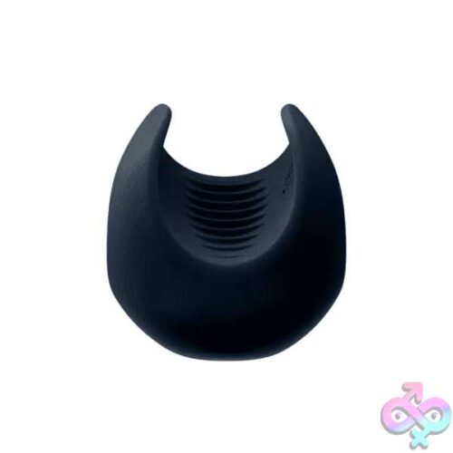 Stroke Rechargeable Vibrating Stroker - Black - Image 5