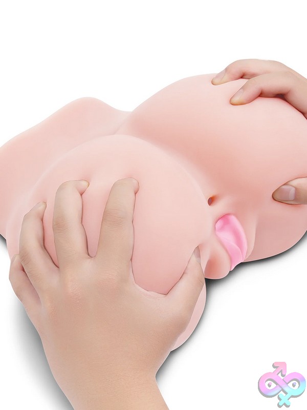 Discreet-Toys-Stroke-X-Bubble-Butt-Nude-Nu-Sx-001 Bubble Butt Stroker Stroke-X Bubble Butt By Stroke-X In Beige And Brown