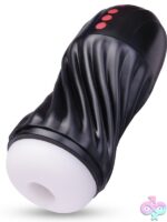 Vibrating Twist Stroker Stroke-X Grip Tight Auto Twister in black