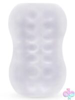 Textured stroker sleeve Stroke-X Head Space Blowjob Helper in white