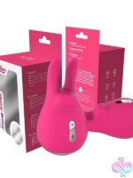Hunny Bunny dual-tip rabbit-style clitoral vibe in pink silicone by Our Erotic Journey