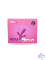 Wild Flower triple stimulation pink silicone vibe by Our Erotic Journey