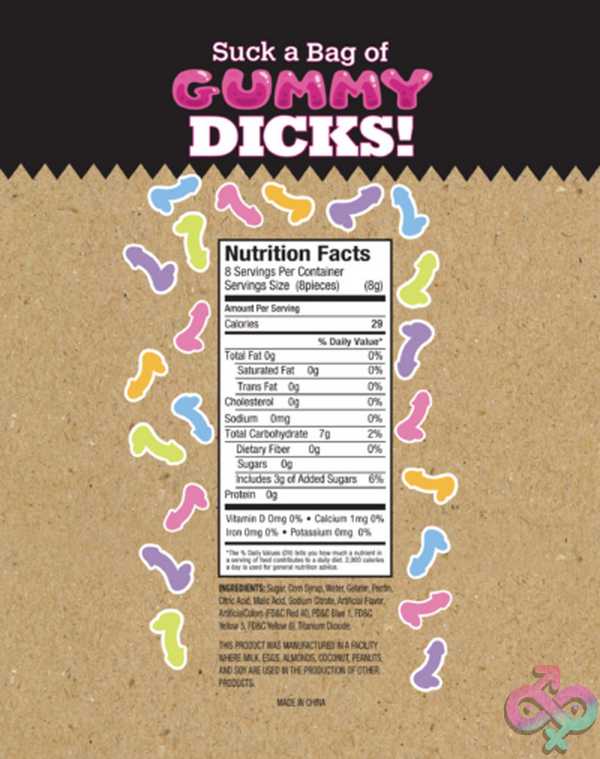 Discreet-Toys-Suck-A-Bag-Of-Gummy-Dicks-Lg-Cp1120 Suck A Bag Of Gummy Dicks - Image 1