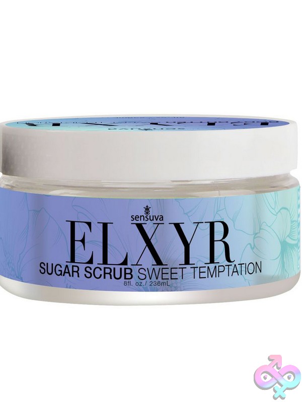 Discreet-Toys-Sugar-Scrub-Sweet-Temptations-8-Oz-Nu-Vl901 Sweet Temptations Vanilla Sugar Foot Scrub 8 Oz White Jar By Sensuva