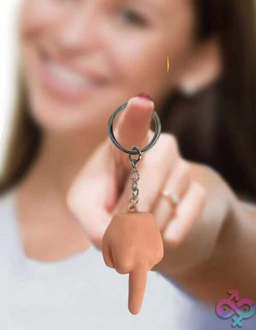 Super Fun Key Chain - Squishy Fu Finger - Sold In 6Pk - Image 2