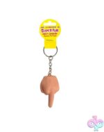 Super Fun Key Chain - Squishy Fu Finger - Sold in 6pk