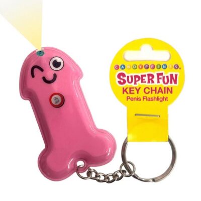 novelty penis keychain Super Fun Penis Flashlight Keychain by Little Genie