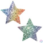 Super Sparkle Rock Kandi Chunky Rainbow Glitter Starry Nights Nipztix Pasties
