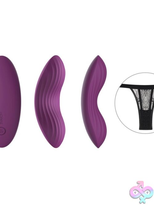 Svakom Edeny App-Controlled Clitoral Stimulator – Purple - Image 2
