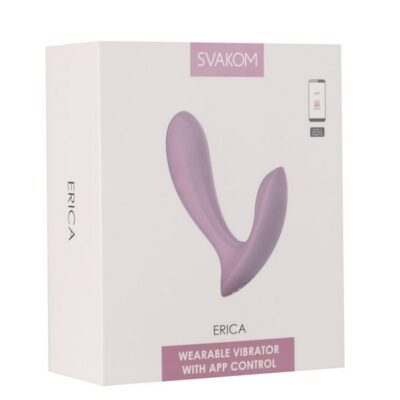 Purple dual motor app-controlled G-spot and clit vibrator by Svakom