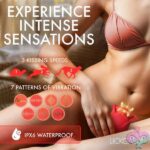 Sweet Kiss Kissing & Vibrating Clitoral Stimulator - Red - Image 3