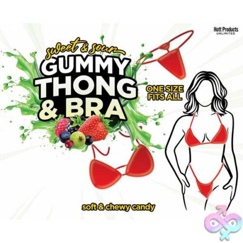 Sweet And Sour Gummy Thong And Bra - Image 2