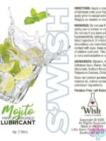 Swish Mojito Flavored Water-Based Lubricant 4 oz - Image 2