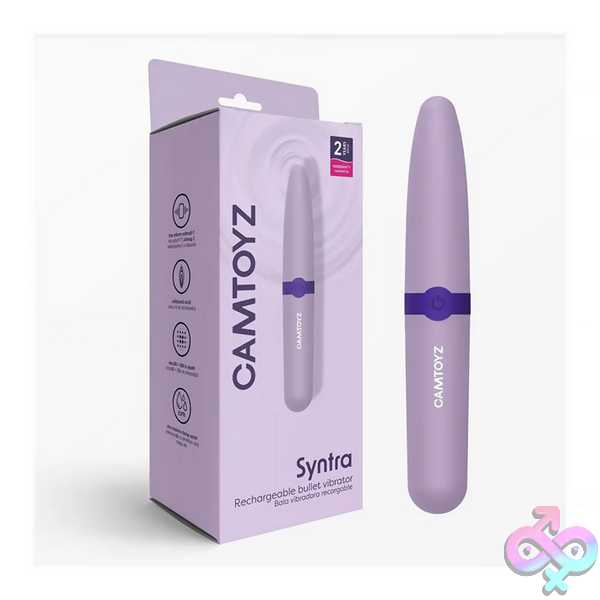 Discreet-Toys-Syntra-Camtoyz-Rechargeable-Bullet-Vibrator-Purple-Ct-Jvb-1141S Syntra Camtoyz Rechargeable Bullet Vibrator - Purple - Image 1