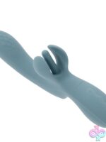 Take Your Flick Dual Motor Rabbit Vibrator – Blue - Image 3