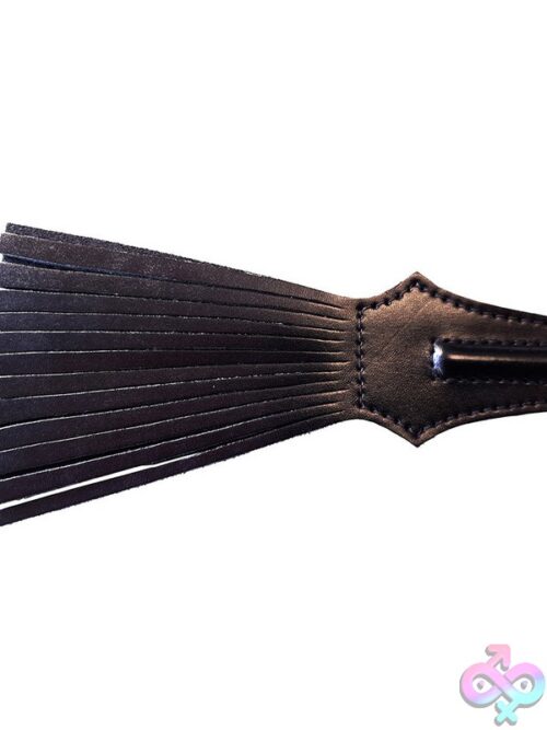 Tasselled Riding Crop – Black - Image 2