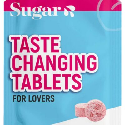 Sugar Splash Taste Changing Tablets for couples pink 2-count pack by Sugar Splash
