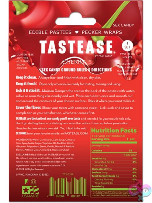 Tastease Edible Cherry Pasties &Amp; Pecker Wraps - Image 3