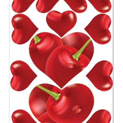 Edible Cherry Pasties & Pecker Wraps by Pastease in red