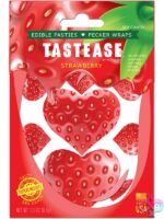 Edible Strawberry Pasties & Pecker Wraps by Pastease in bold red