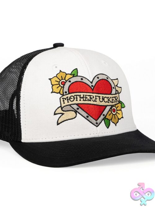 Tattoo Heart Trucker Hat - Image 2