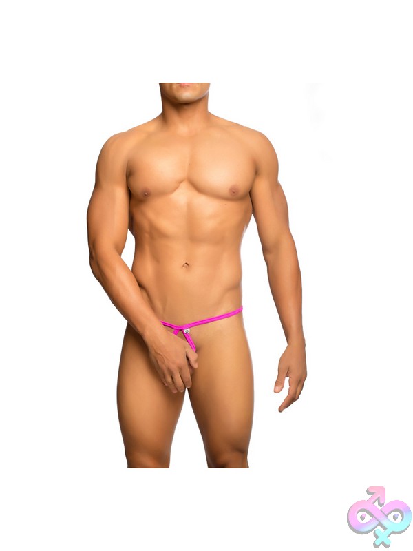 Discreet-Toys-Tear-Drop-Thong-Hot-Pink-L-Xl-Nu-Mbl24-Hotpink-Lxl-1 Tear Drop Thong - Image 1