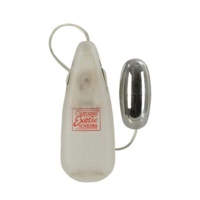 Teardrop Bullet Clear Bulk vibrating wired bullet by CalExotics