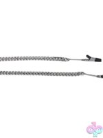 Teaser Jaw Clamp with Jewel Chain – Silver - Image 2