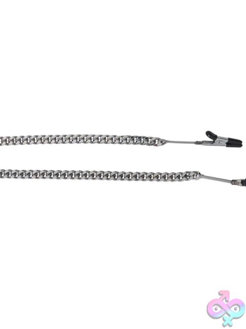 Teaser Jaw Clamp With Jewel Chain – Silver - Image 2