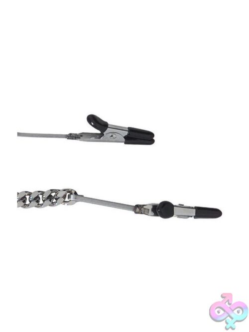 Teaser Jaw Clamp With Jewel Chain – Silver - Image 3