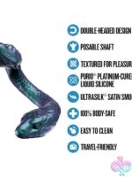 Temptasia Twin Python Silicone Double-Ended Dildo - Image 2